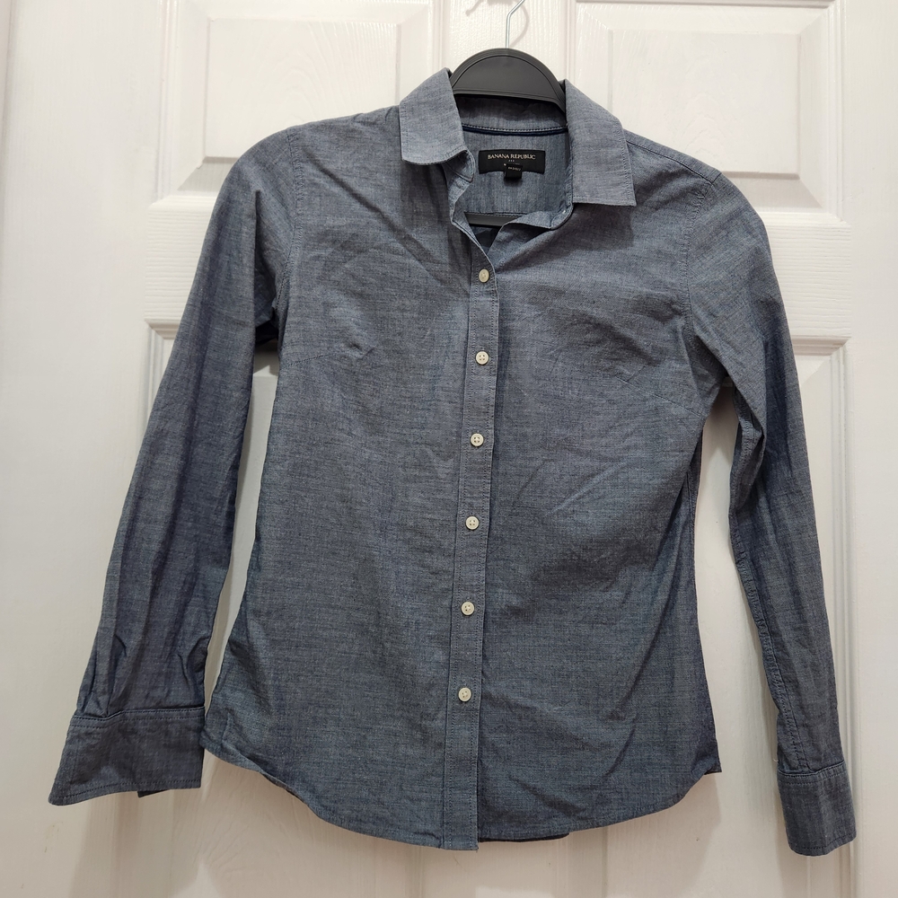Banana Republic Chambray Button-Down Shirt